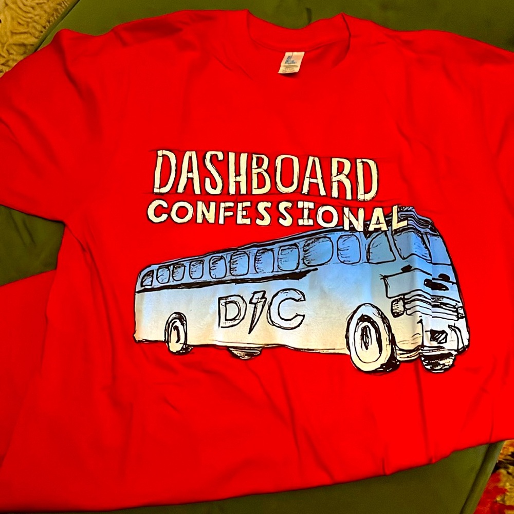 Dashboard confessional unisex concert shirt